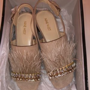 Nine West Feather Sandals